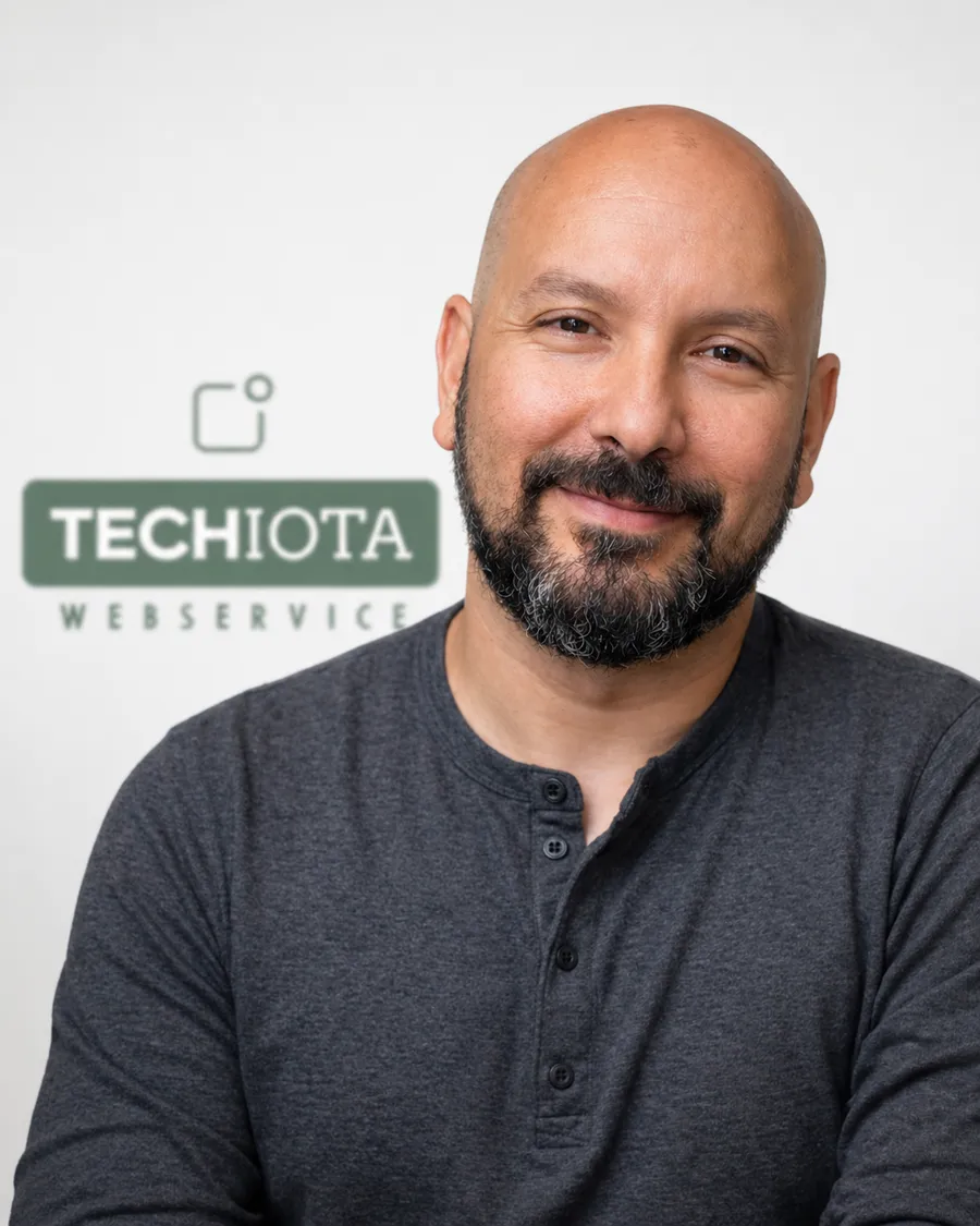 Mehdi Aroui, Gründer von Techiota, Porträt